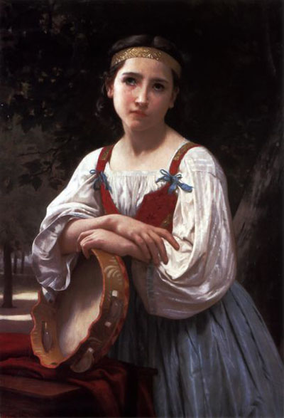 bohémienne au tambour de basque Bouguereau 1867.jpg
